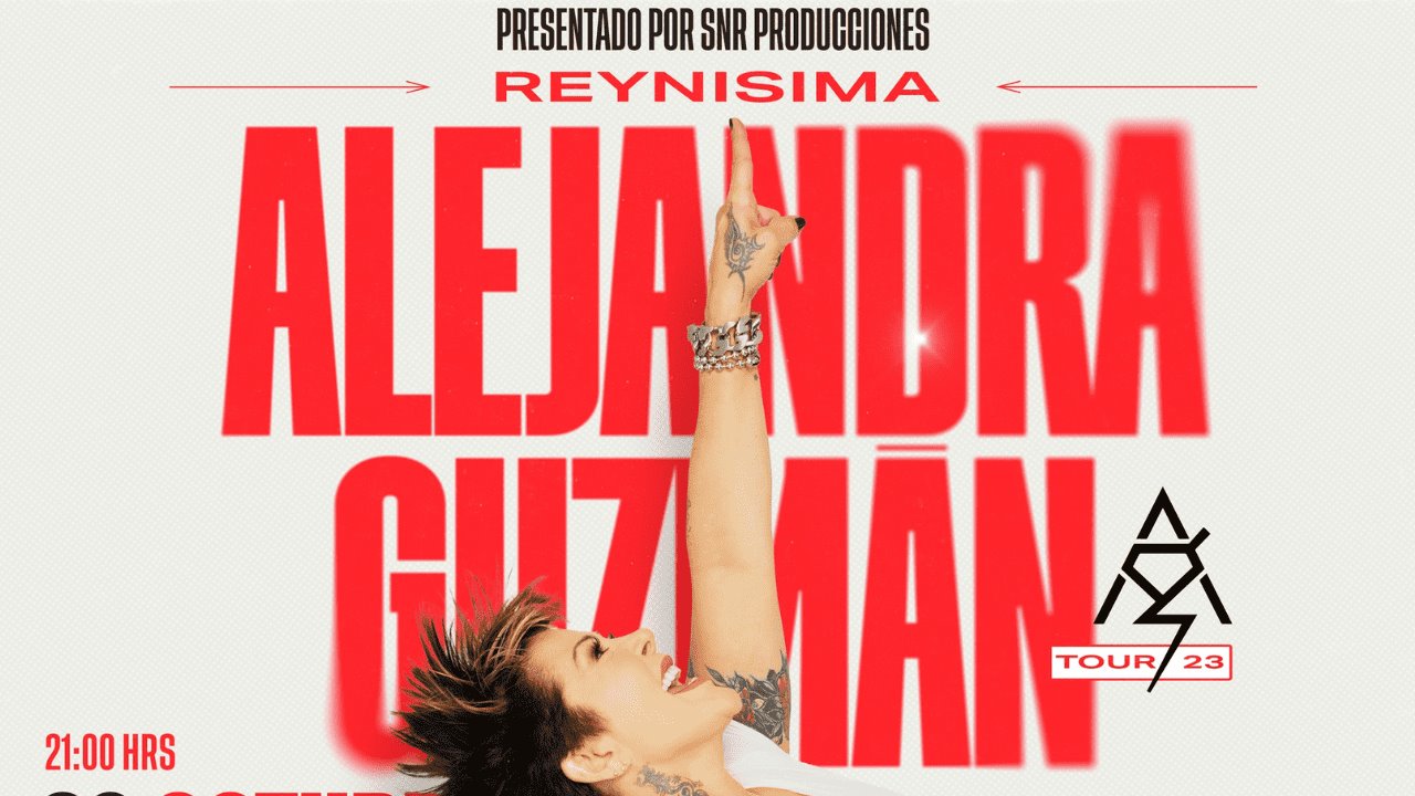 Anuncia SNR cambio de fecha del concierto de Alejandra Guzmán en Hermosillo
