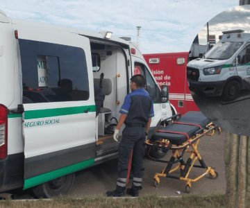 Tractocamión provocó volcadura de ambulancia en la salida sur de Empalme