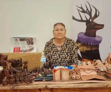 De Navojoa para el mundo: Lourdes presume artesanías en Festival Cervantino