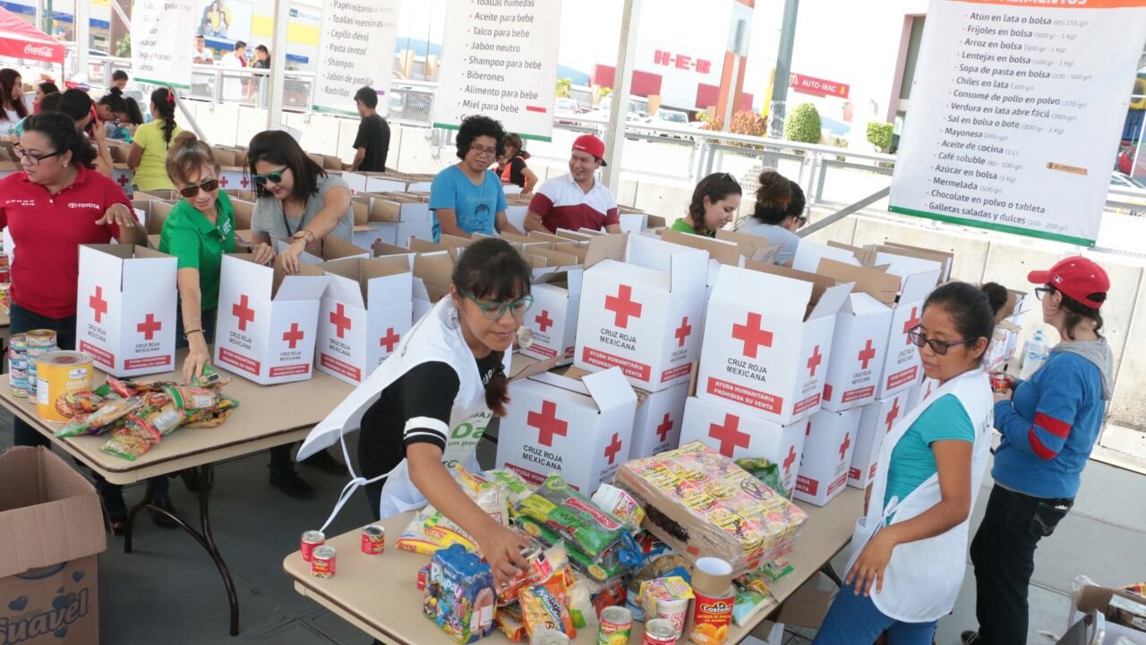Cruz Roja Hermosillo abre centro de acopio para afectados por huracán Otis