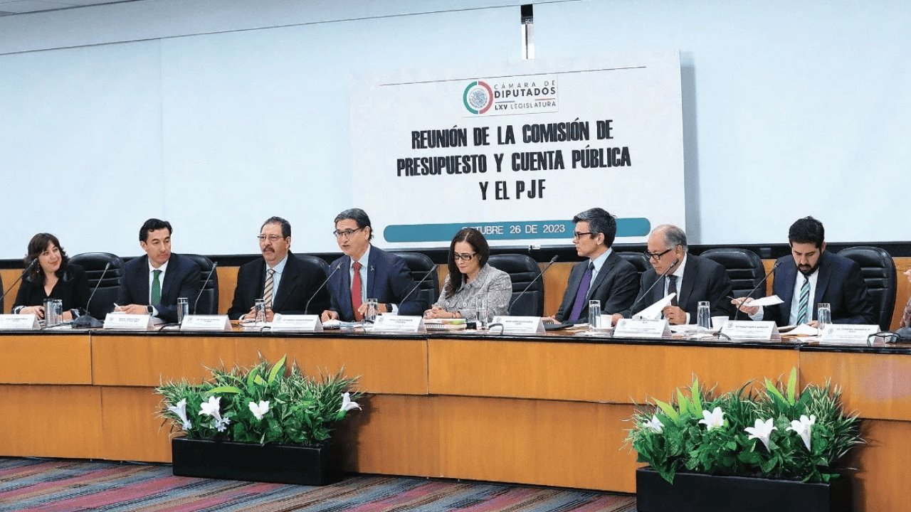 Integrantes del Poder Judicial de la Federación defienden presupuesto 2024