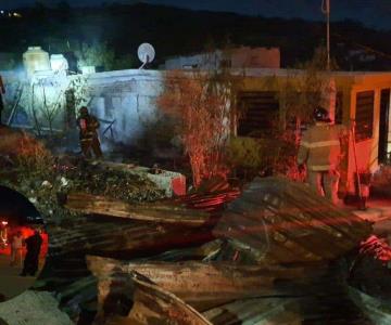 Casa termina en pérdida total tras incendio