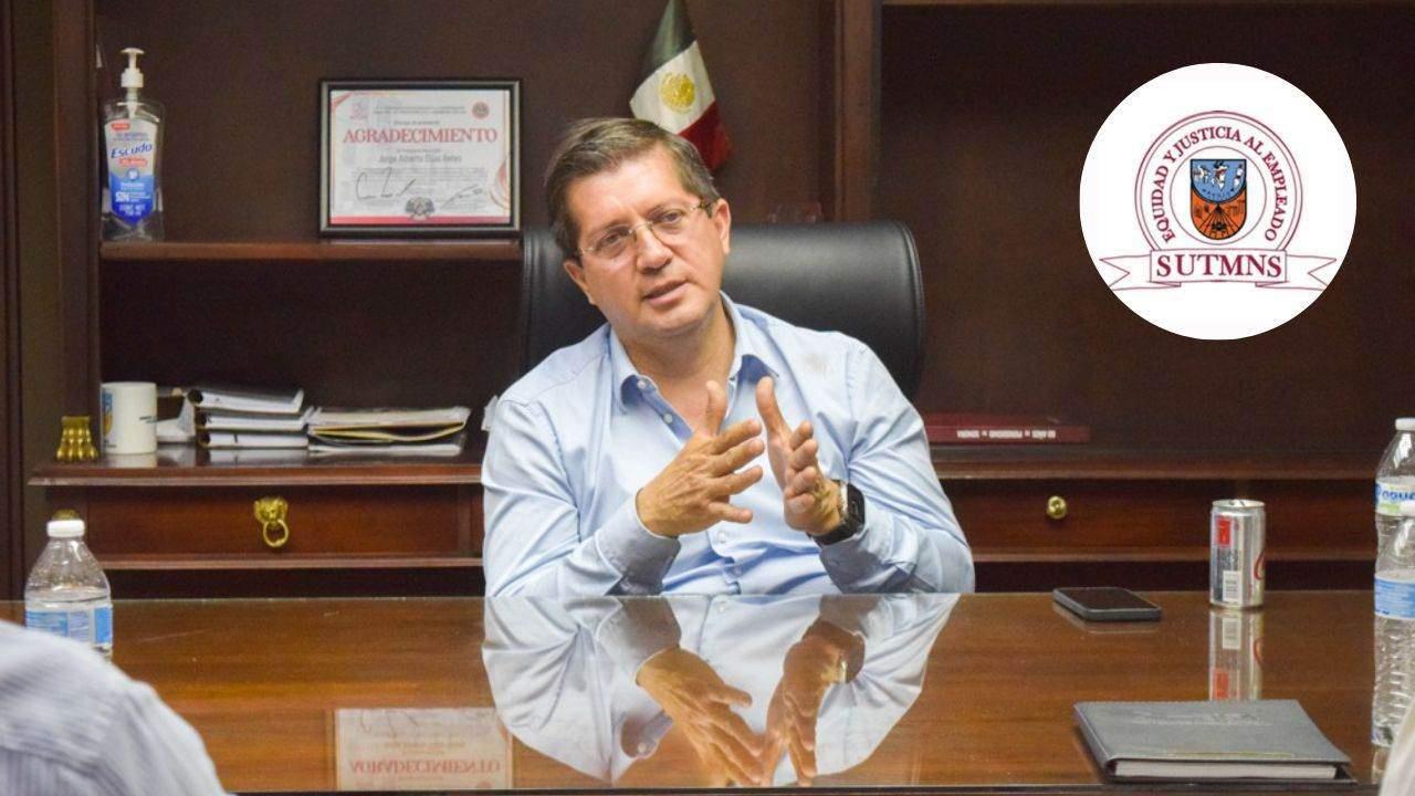 Alcalde Jorge Alberto Elías Retes no acepta reto del líder del Sutmns