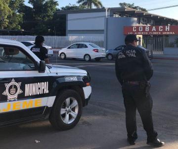 Supuesta amenaza de tiroteo en Cobach de Obregón causa suspensión de clases