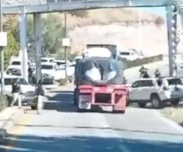 Agentes de la AMIC repelen agresión armada en carretera Santa Ana-Magdalena