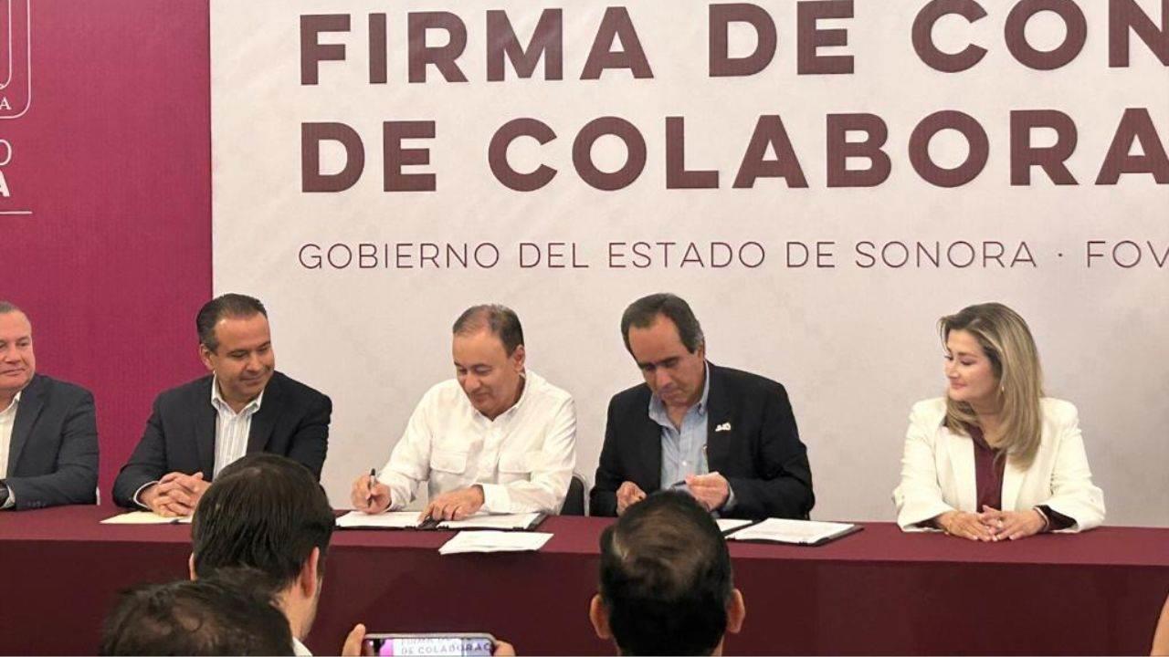 El gobierno de Sonora hace convenio en apoyo a trabajadores de Fovissste