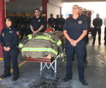 Realizan homenaje a Alejandro Duarte, bombero fallecido de Hermosillo