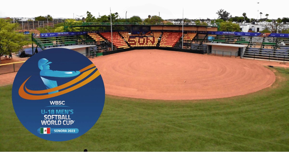 Este sábado inicia la Copa Mundial de Softbol sub-18 en Hermosillo