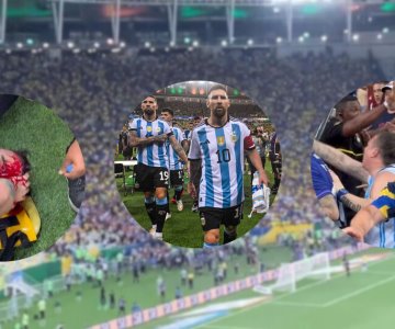 Juego Brasil vs Argentina inició con violencia en las gradas del Maracaná