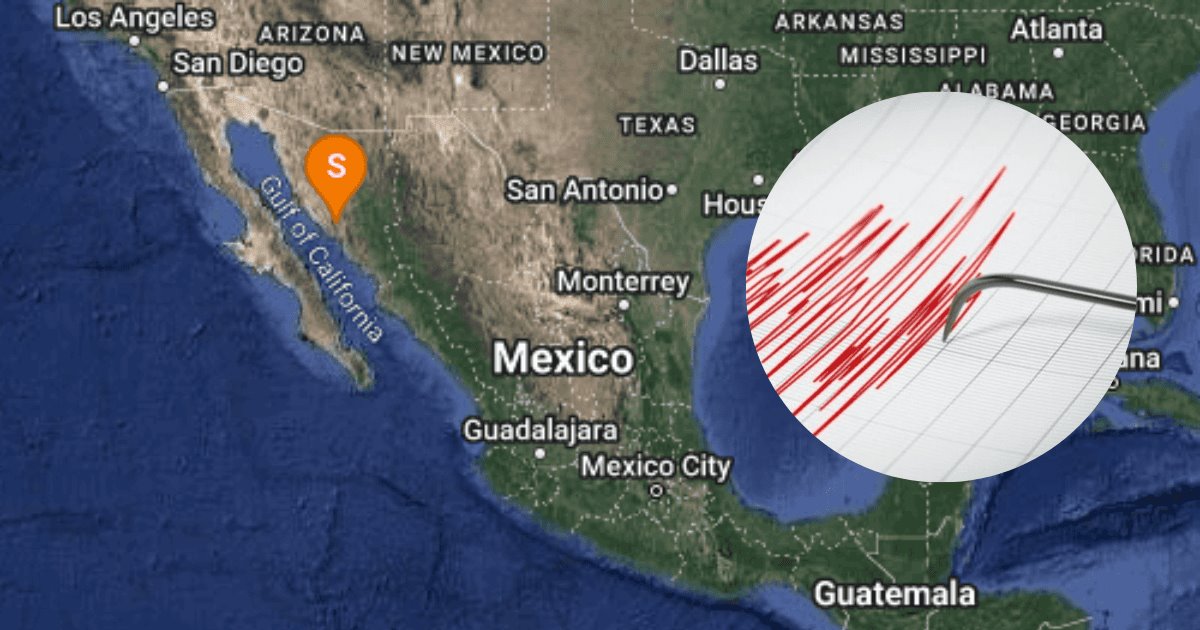 Reportan sismo de 4.5 grados en región Guaymas-Empalme