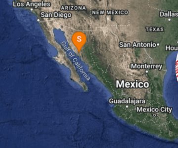 Reportan sismo de 4.5 grados en región Guaymas-Empalme
