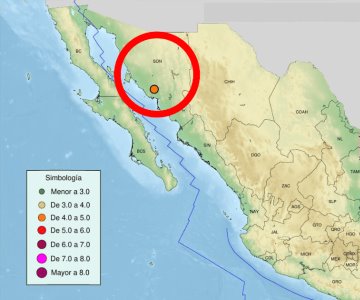 Sismo en región Guaymas-Empalme fue de 4.9 grados; no se registran daños