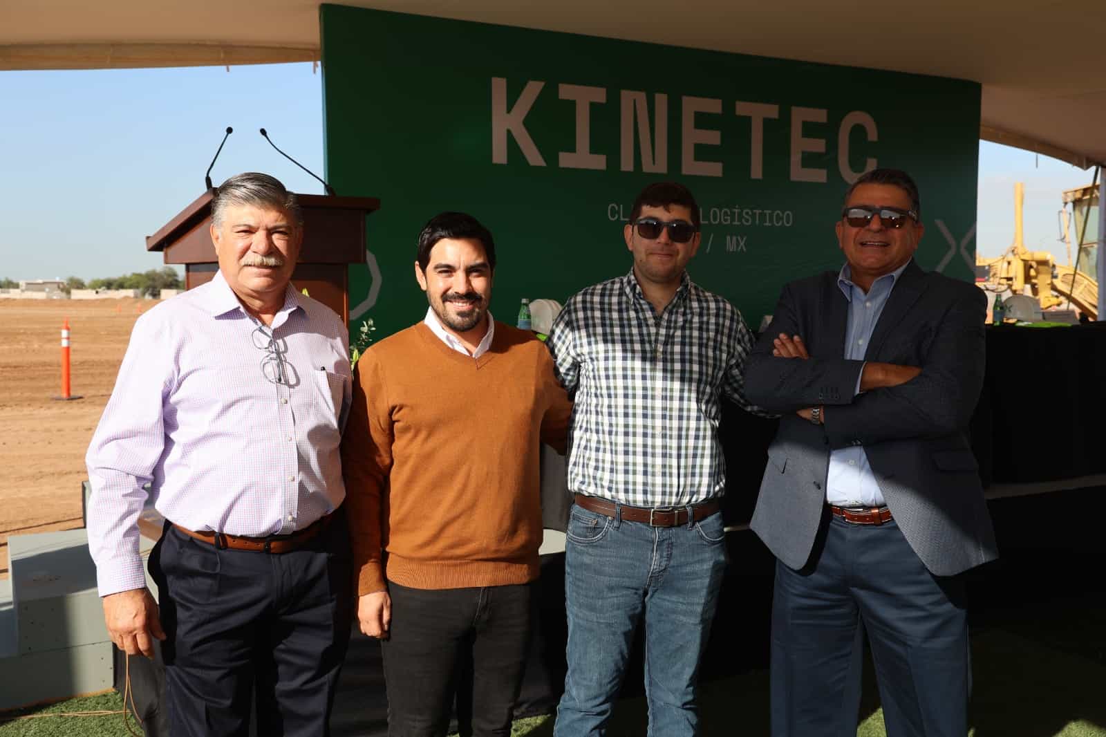 Colocan la primera piedra del Cluster Logístico Kinetec