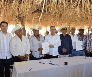 Firman título de transferencia del Distrito de Riego 018 a la etnia Yaqui