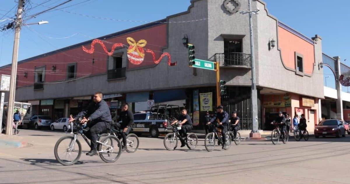 Regresará vigilancia de policías en bicicleta en Ciudad Obregón