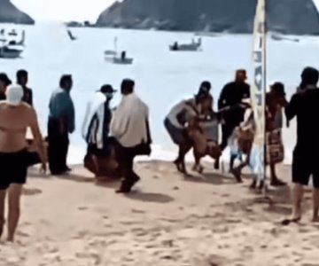 Mujer muere atacada por un tiburón en playa de Jalisco
