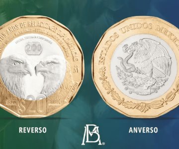 Presenta Banco de México nueva moneda de 20 pesos; así está compuesta