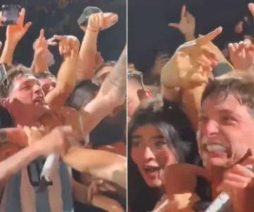 Peso Pluma casi es asfixiado en pleno concierto de Argentina