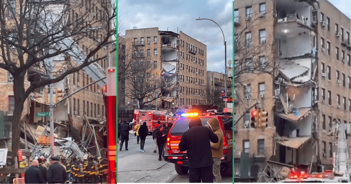 Edificio residencial colapsa parcialmente en el Bronx; desconocen heridos