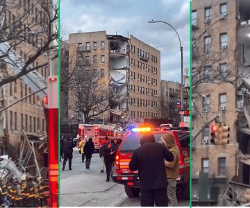 Edificio residencial colapsa parcialmente en el Bronx; desconocen heridos
