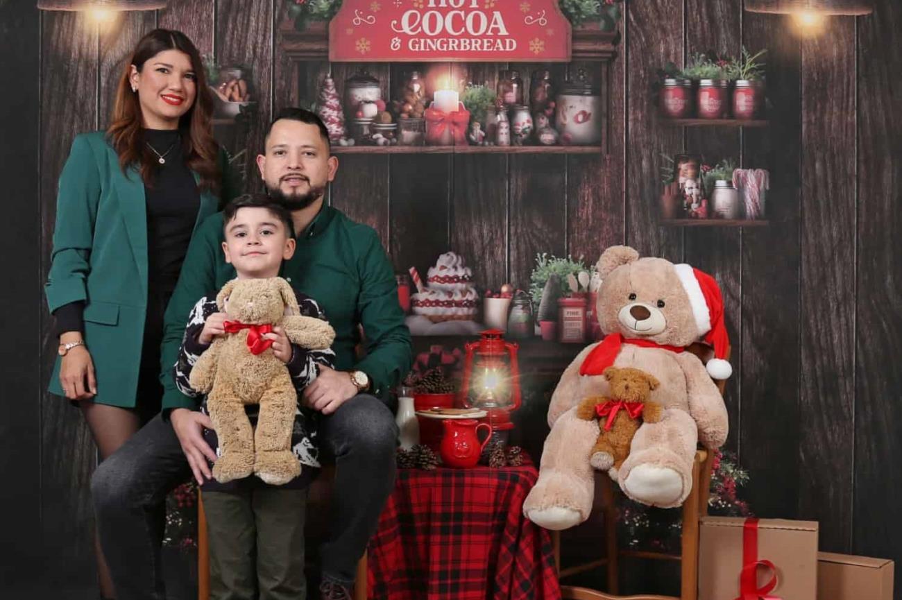 Viven la magia de la Navidad con sesión de fotos