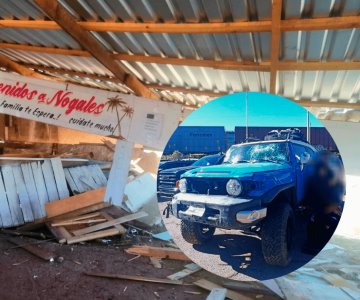 Paisano sufre accidente en carretera Nogales por tope sin señalización