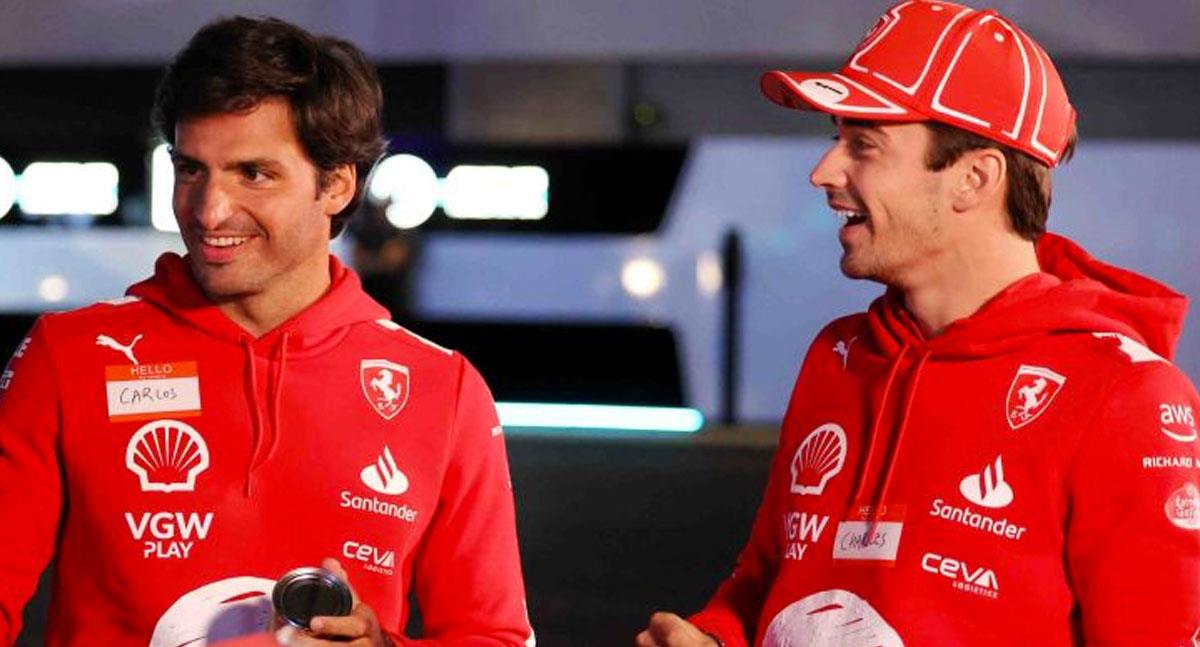 Ferrari planea conservar dupla Leclerc-Sainz hasta 2027