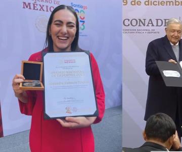 ¡Orgullo sonorense! Alejandra Valencia recibe Premio Nacional del Deporte