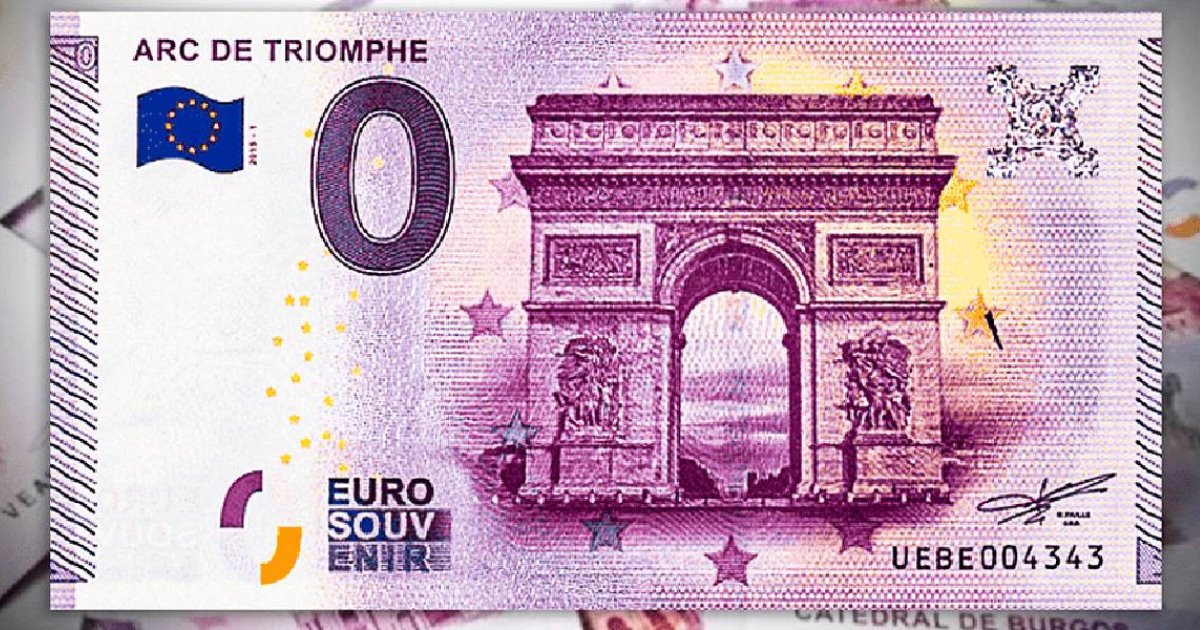¿Por qué y para qué existe el billete de 0 euros?