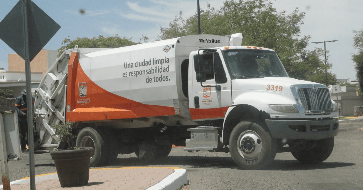 Estos serán los días sin recolección de basura en Hermosillo