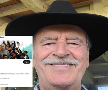Vicente Fox recupera su cuenta de X tras ataques a Mariana Rodríguez