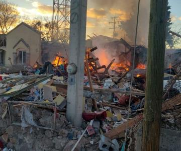 Explosión de casa en Cananea deja 9 heridos; adulto mayor se halla grave