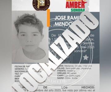 Localizan a salvo a José Ramiro Mendoza, menor desaparecido en Hermosillo