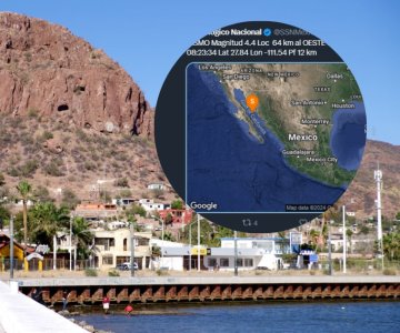 Vecinos de Guaymas se vieron sorprendidos con el sismo de esta mañana