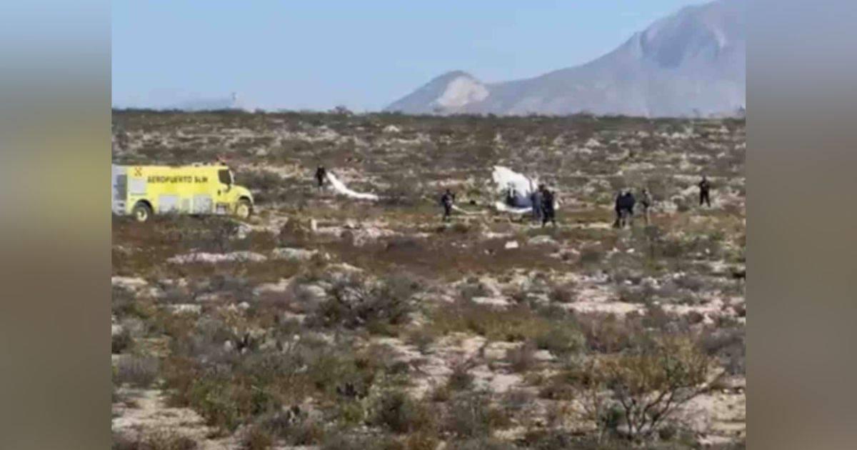 Reportan caída de avión en Coahuila; hay al menos 4 muertos