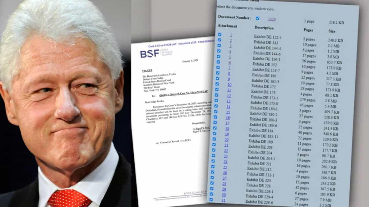 Revelan el chantaje de Bill Clinton para que no salga a la luz caso Epstein