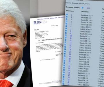 Revelan el chantaje de Bill Clinton para que no salga a la luz caso Epstein
