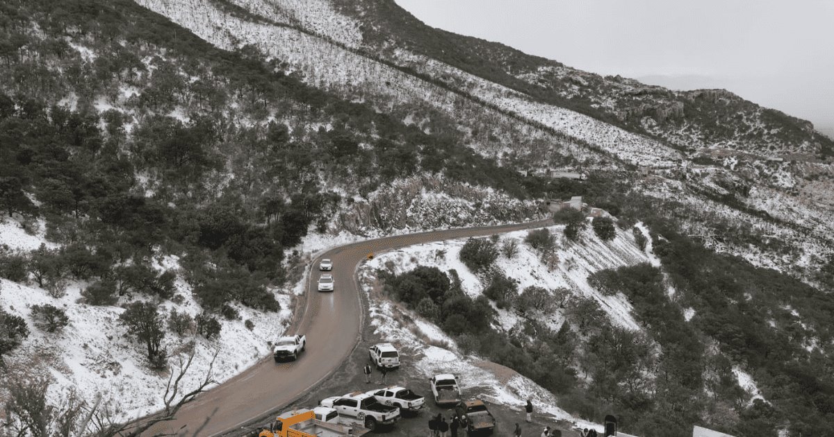 Anticipan nevadas para el norte de Sonora por frente frío número 25