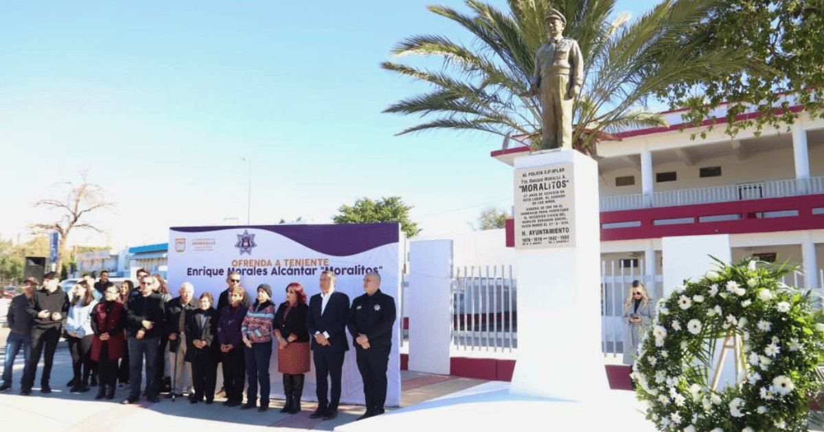 Rinden homenaje a Enrique Morales Alcantar, el teniente Moralitos