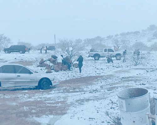 Sonora registró nevadas y lluvias durante la tarde del domingo
