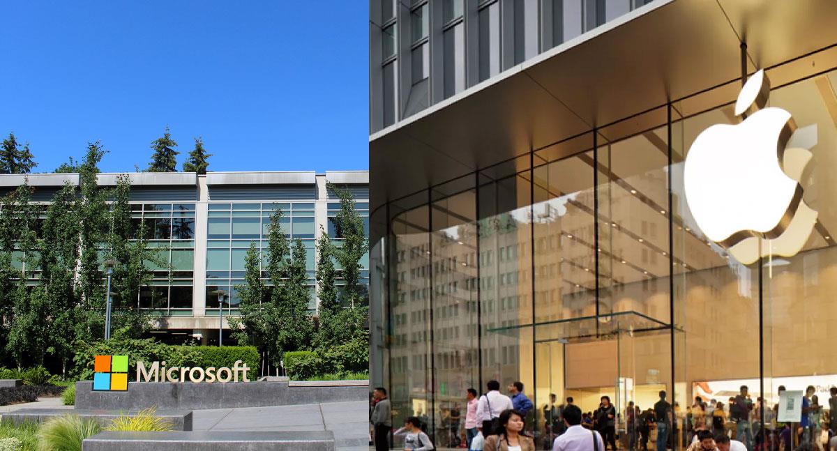 La guerra entre Microsoft y Apple por ser la empresa más valiosa