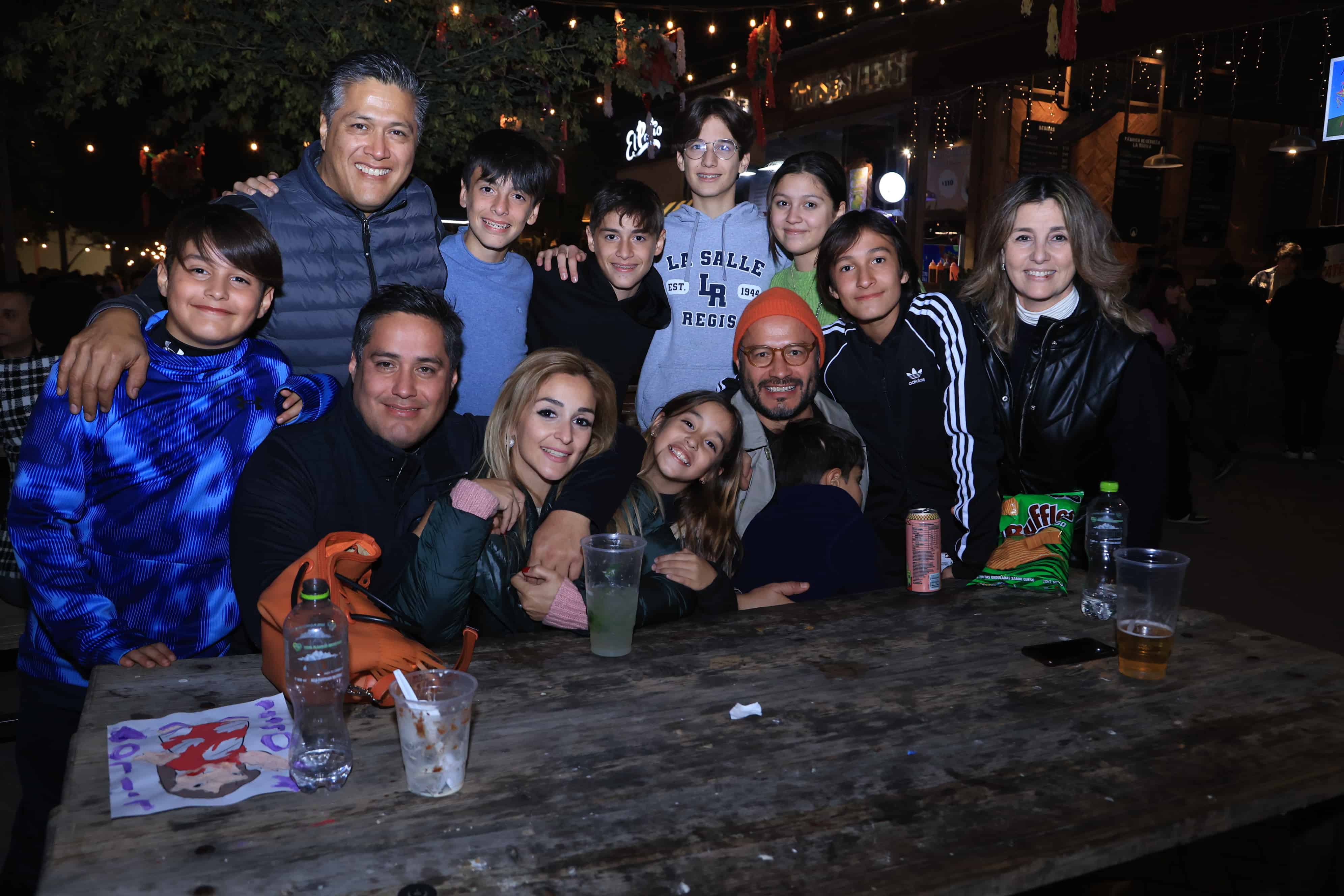 Pasaron una agradable noche en el Parque La Ruina