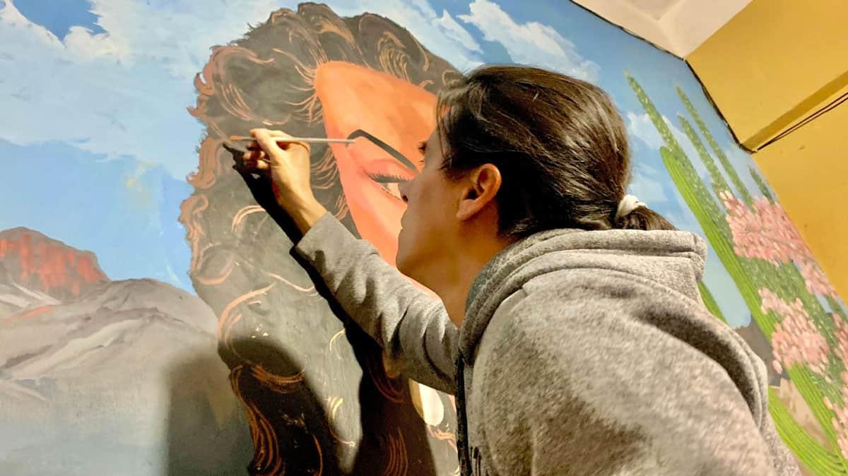 Acapara las miradas del FAOT mural de ‘María Félix’ de José Enriquez