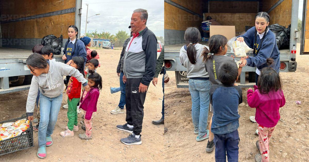 Tiktoker Lupita Villalobos dona tonelada de alimento en Hermosillo