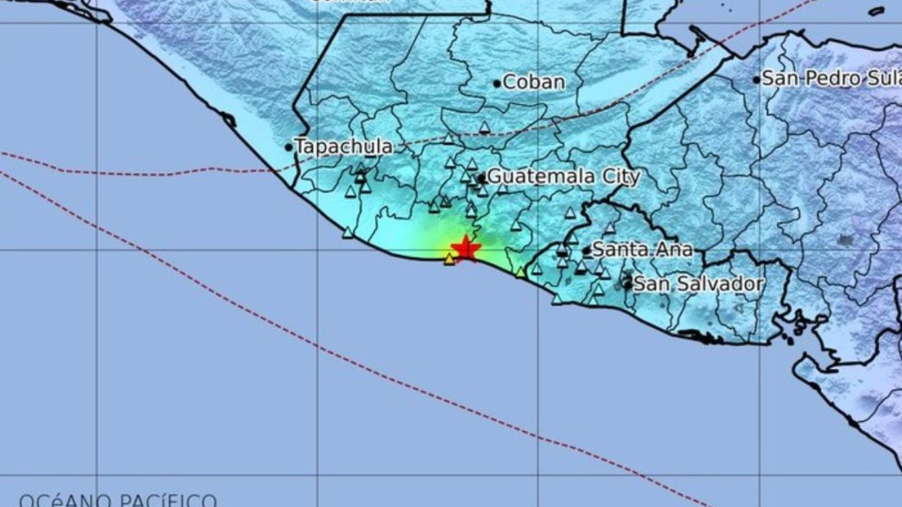 Sismo de magnitud 6 sacude Guatemala; reportan caída de rocas en iglesia