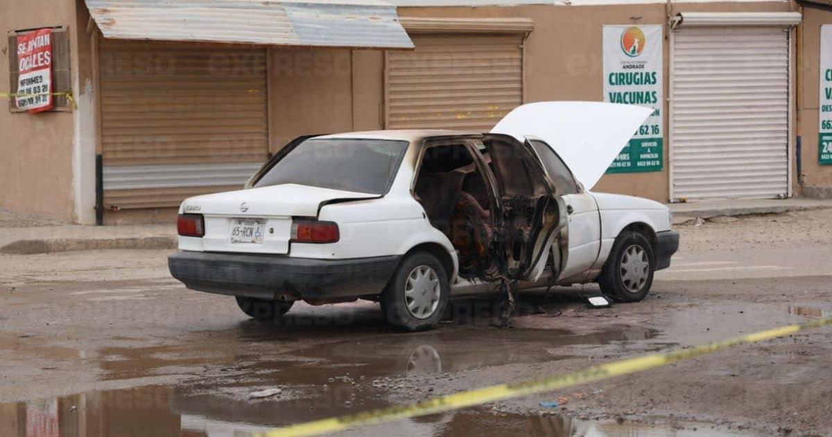 Muere conductor tras explosión de tanque de gas dentro de su auto