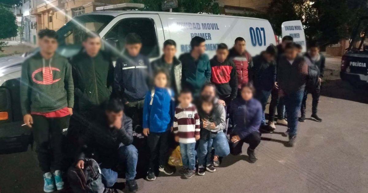 Aseguran a grupo de migrantes guatemaltecos en Ciudad Obregón