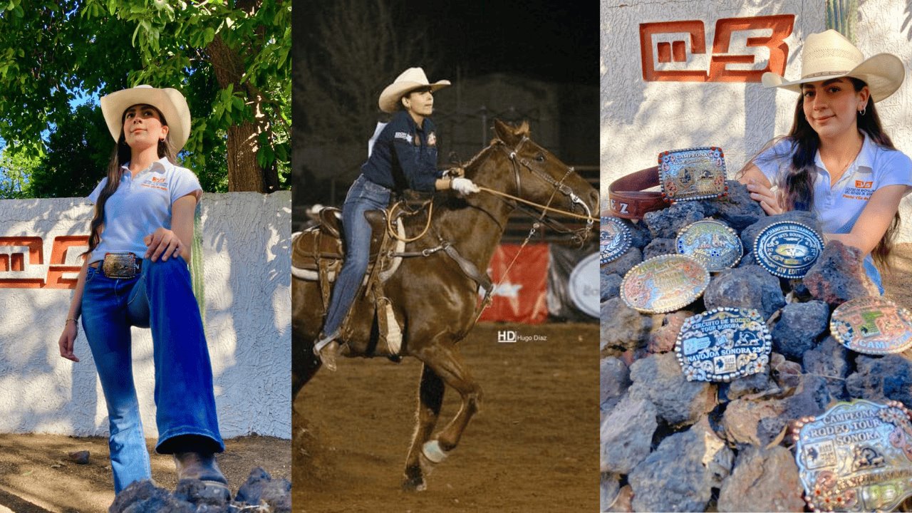 Alumna de Cobach representará a México en Mundial de Rodeo en Wyoming