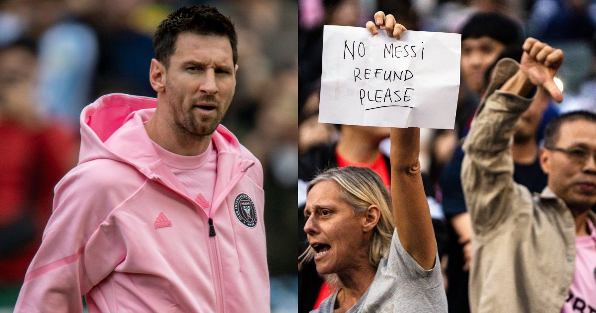 Messi provoca la ira de más de 40 mil hongkoneses con el Inter de Miami