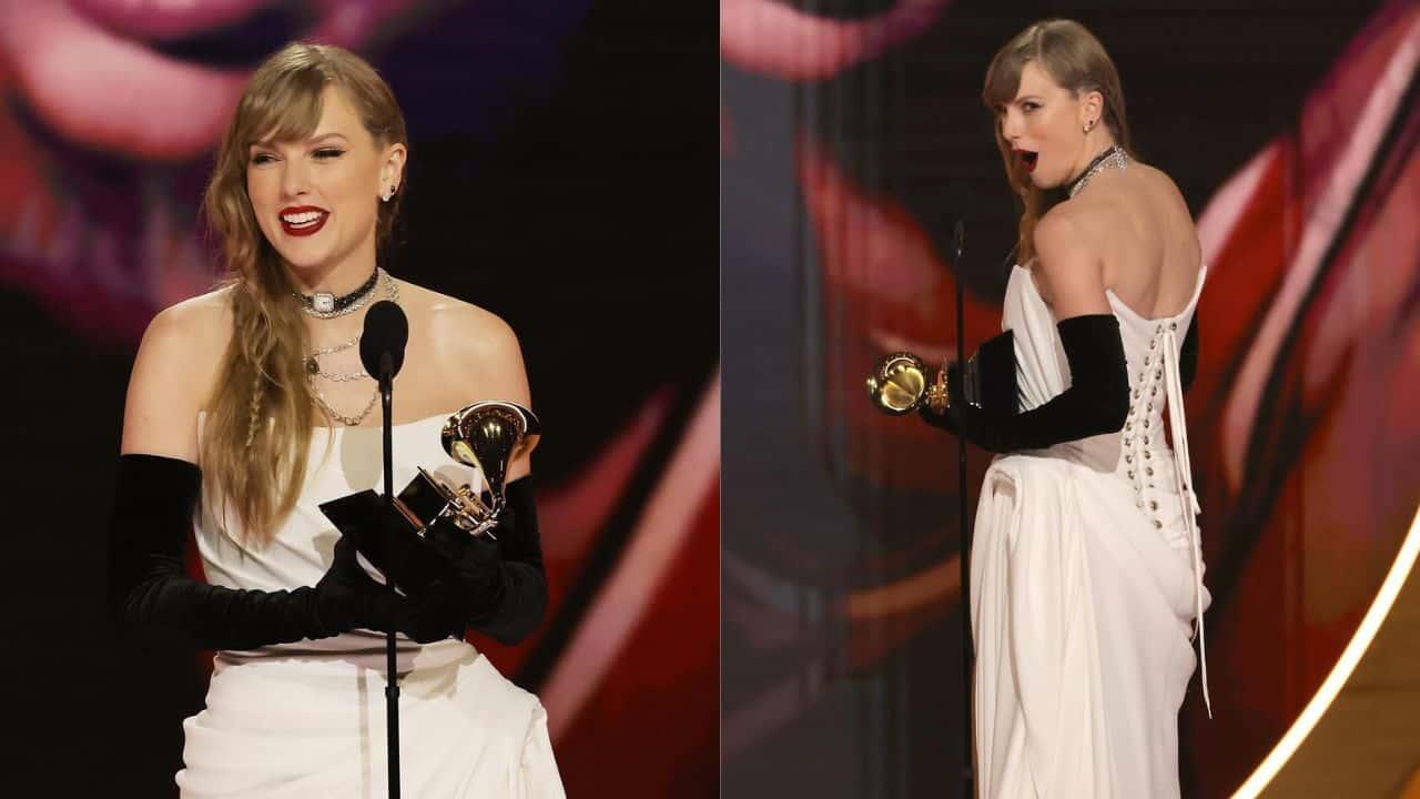 Swift rompe récord en los Grammy al ganar por cuarta vez Álbum del Año